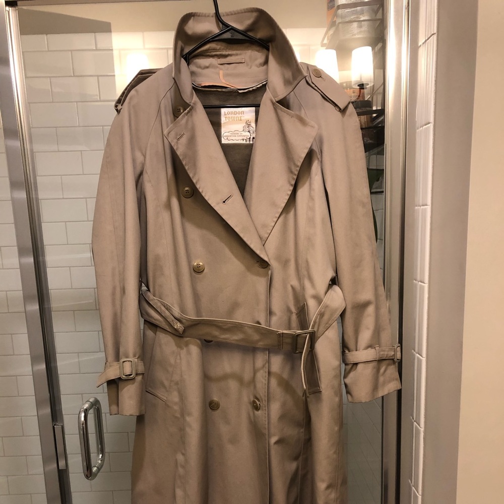 London Towne fog jacket with fur